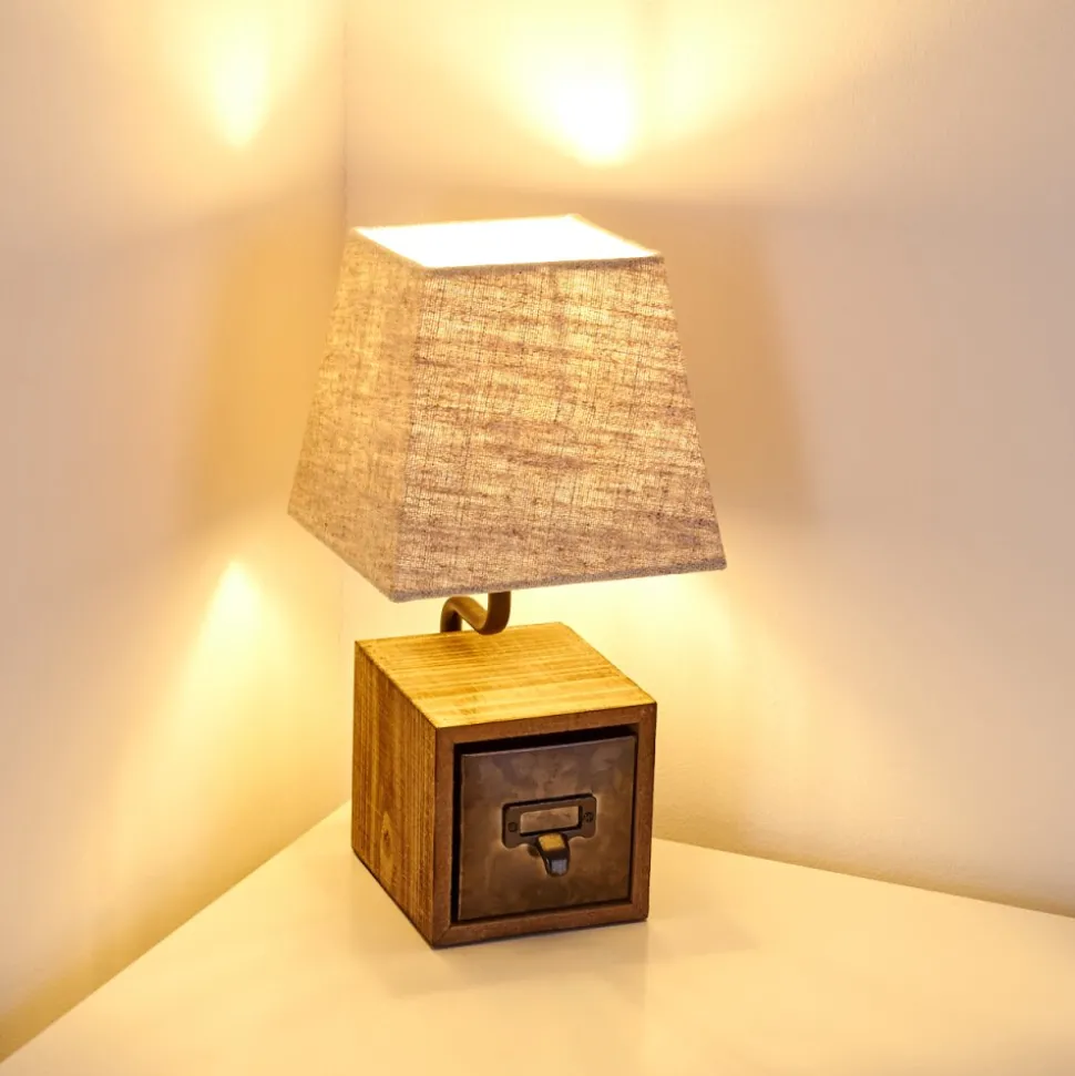 Lampe A Poser Banister Brun, Rouille, 1 Lumiere