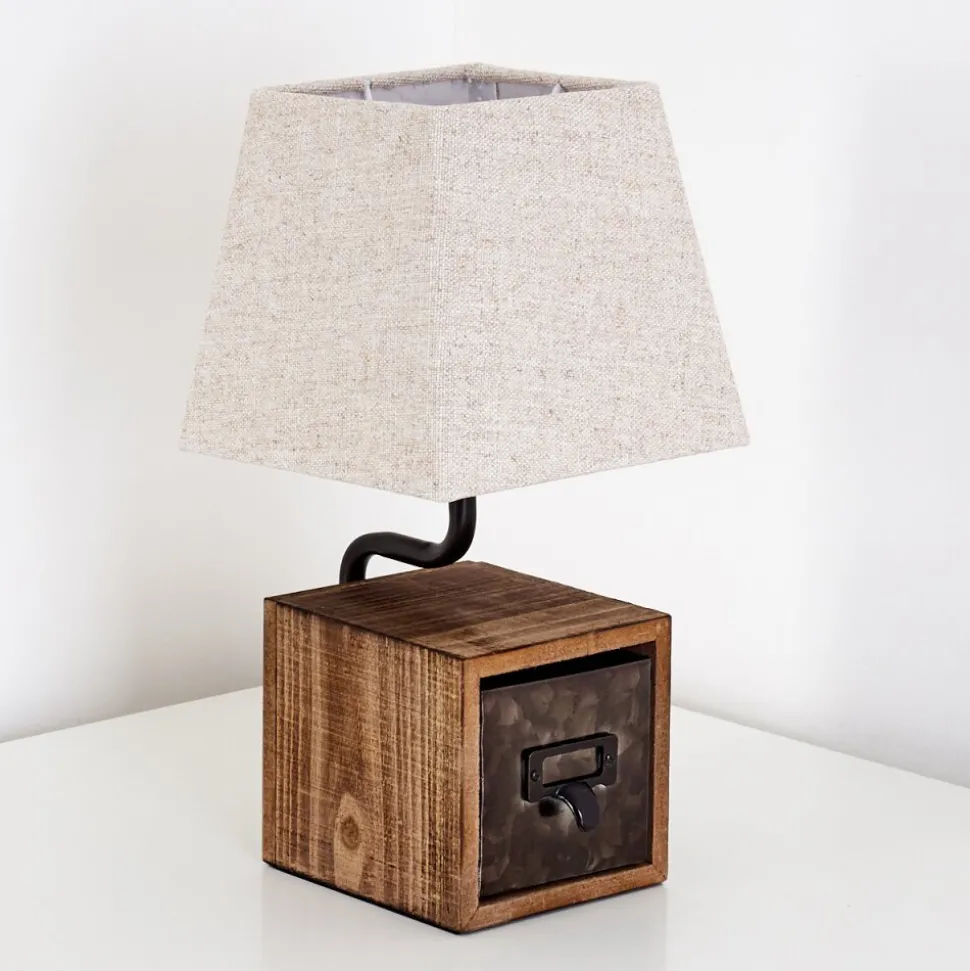 Lampe A Poser Banister Brun, Rouille, 1 Lumiere