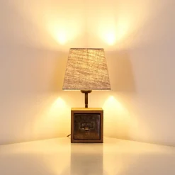 Lampe A Poser Banister Brun, Rouille, 1 Lumiere