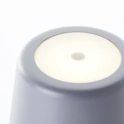 Lampe A Poser Brilliant Kaami Led Gris, 1 Lumiere