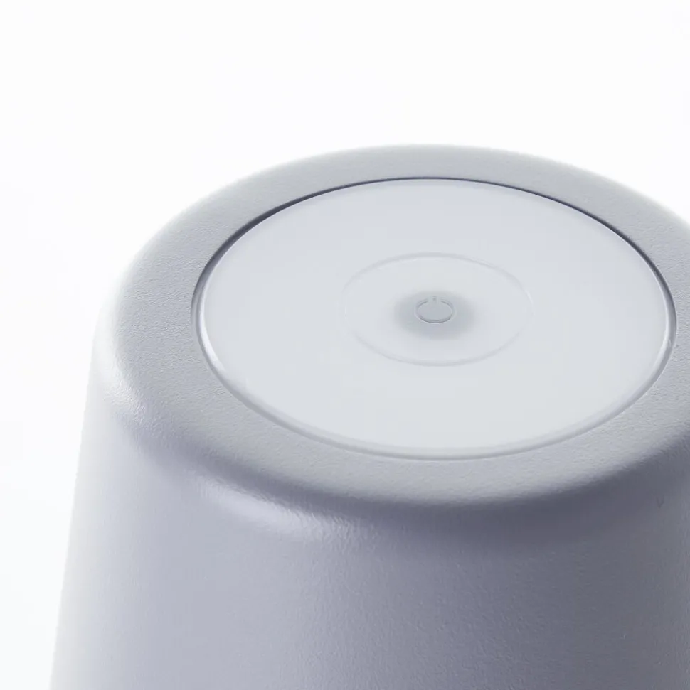 Lampe A Poser Brilliant Kaami Led Gris, 1 Lumiere