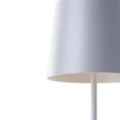 Lampe A Poser Brilliant Kaami Led Gris, 1 Lumiere