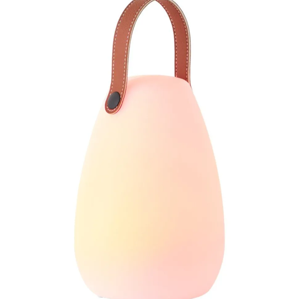 Lampe A Poser Brilliant Karie Led Brun, Blanc, 1 Lumiere, Telecommandes, Changeur De Couleurs