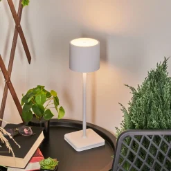 Lampe A Poser Cajas Led Blanc, 1 Lumiere