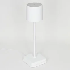 Lampe A Poser Cajas Led Blanc, 1 Lumiere