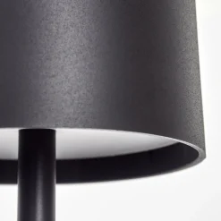 Lampe A Poser Cajas Led Noir, 1 Lumiere