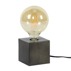 Lampe A Poser Dedemsvaart Nickel Mat, Noir, 1 Lumiere