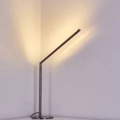 Lampe A Poser Deje Led Nickel Mat, 1 Lumiere
