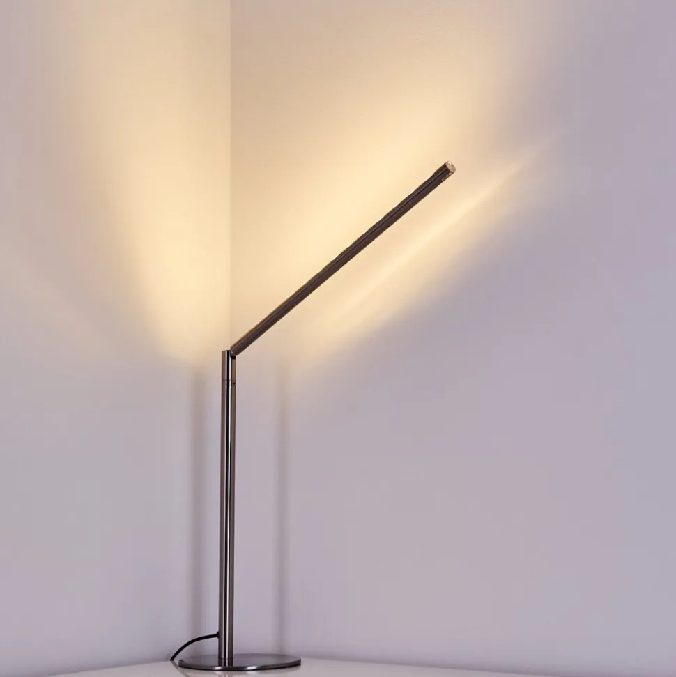 Lampe A Poser Deje Led Nickel Mat, 1 Lumiere