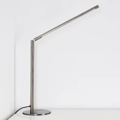 Lampe A Poser Deje Led Nickel Mat, 1 Lumiere
