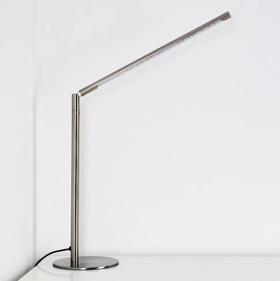 Lampe A Poser Deje Led Nickel Mat, 1 Lumiere