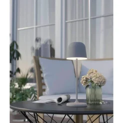 Lampe A Poser Eglo Mannera Led Gris, 1 Lumiere