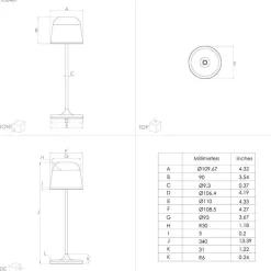 Lampe A Poser Eglo Mannera Led Sable, 1 Lumiere