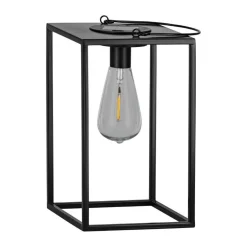 Lampe A Poser Eglo Z_Solar Led Noir, 2 Lumieres
