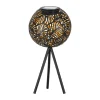 Lampe A Poser Eglo Z_Solar Led Or, Noir, 1 Lumiere