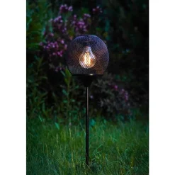 Lampe A Poser Eglo Z_Solar Led Noir, 2 Lumieres