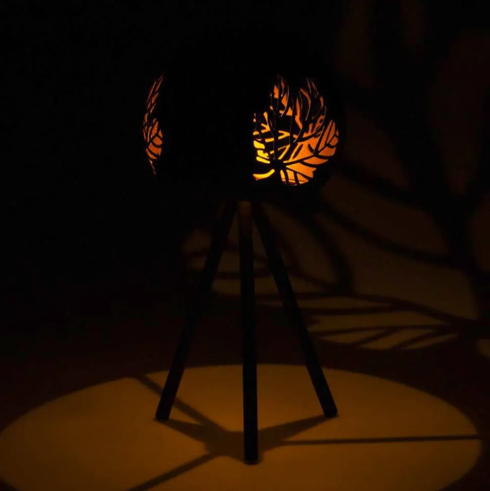 Lampe A Poser Eglo Z_Solar Led Or, Noir, 1 Lumiere
