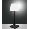 Lampe A Poser Fabas Luce Adam Led Gris, 1 Lumiere