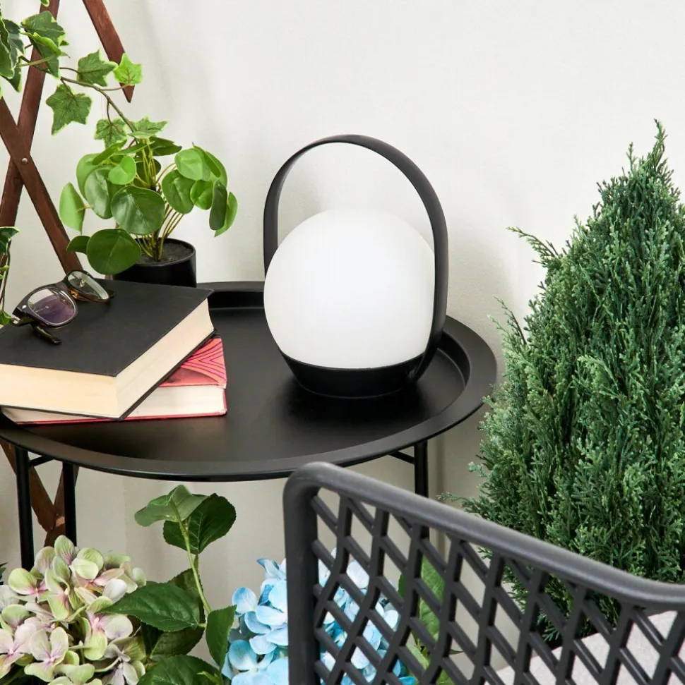 Lampe A Poser Fair Led Noir, 1 Lumiere, Changeur De Couleurs
