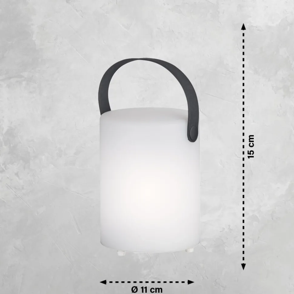 Lampe A Poser Fhl Easy Ciro Led Blanc, 1 Lumiere, Telecommandes, Changeur De Couleurs