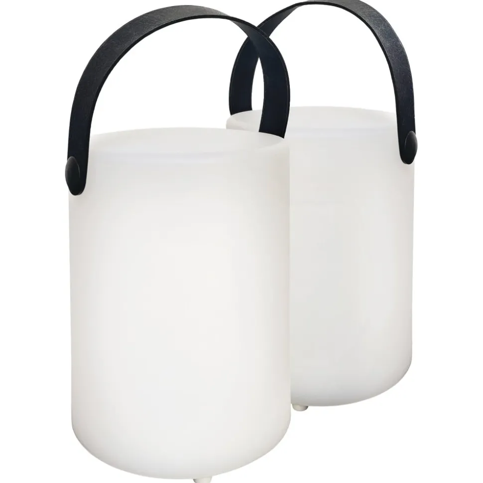 Lampe A Poser Fhl Easy Ciro Led Blanc, 1 Lumiere, Telecommandes, Changeur De Couleurs