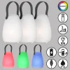 Lampe A Poser Fhl Easy Ruby Led Blanc, 1 Lumiere, Telecommandes, Changeur De Couleurs