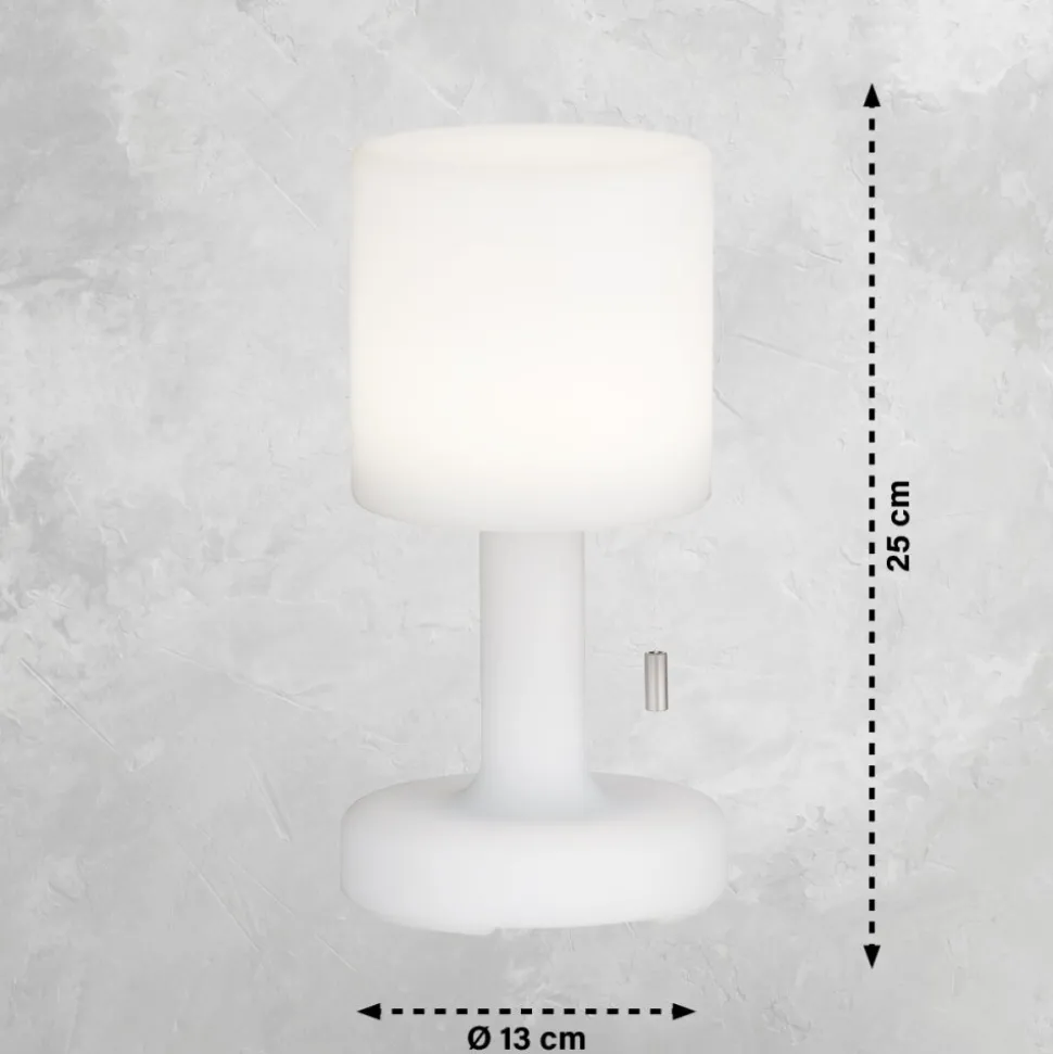 Lampe A Poser Fhl Easy Termoli Led Blanc, 1 Lumiere, Telecommandes, Changeur De Couleurs