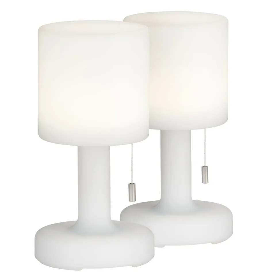 Lampe A Poser Fhl Easy Termoli Led Blanc, 1 Lumiere, Telecommandes, Changeur De Couleurs
