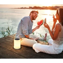 Lampe A Poser Fhl-Easy Bari Led Blanc, 1 Lumiere, Telecommandes, Changeur De Couleurs