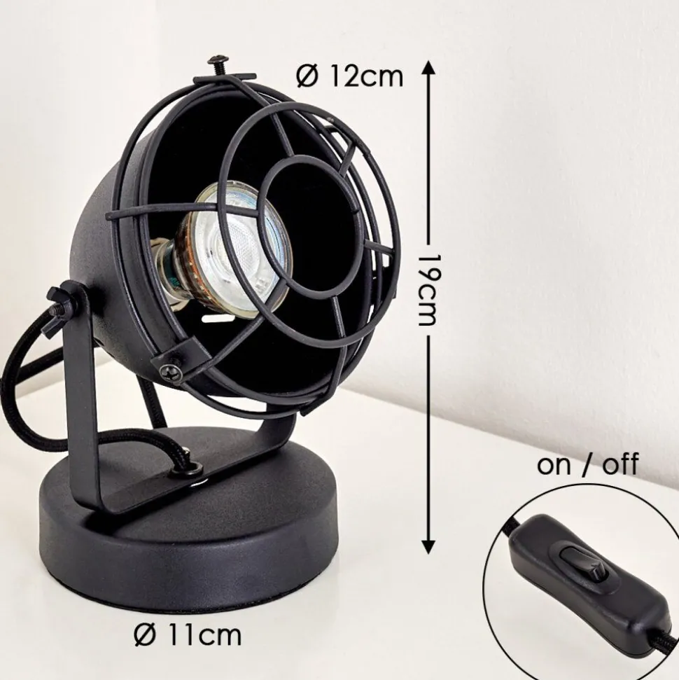 Lampe A Poser Glostrup Noir, 1 Lumiere
