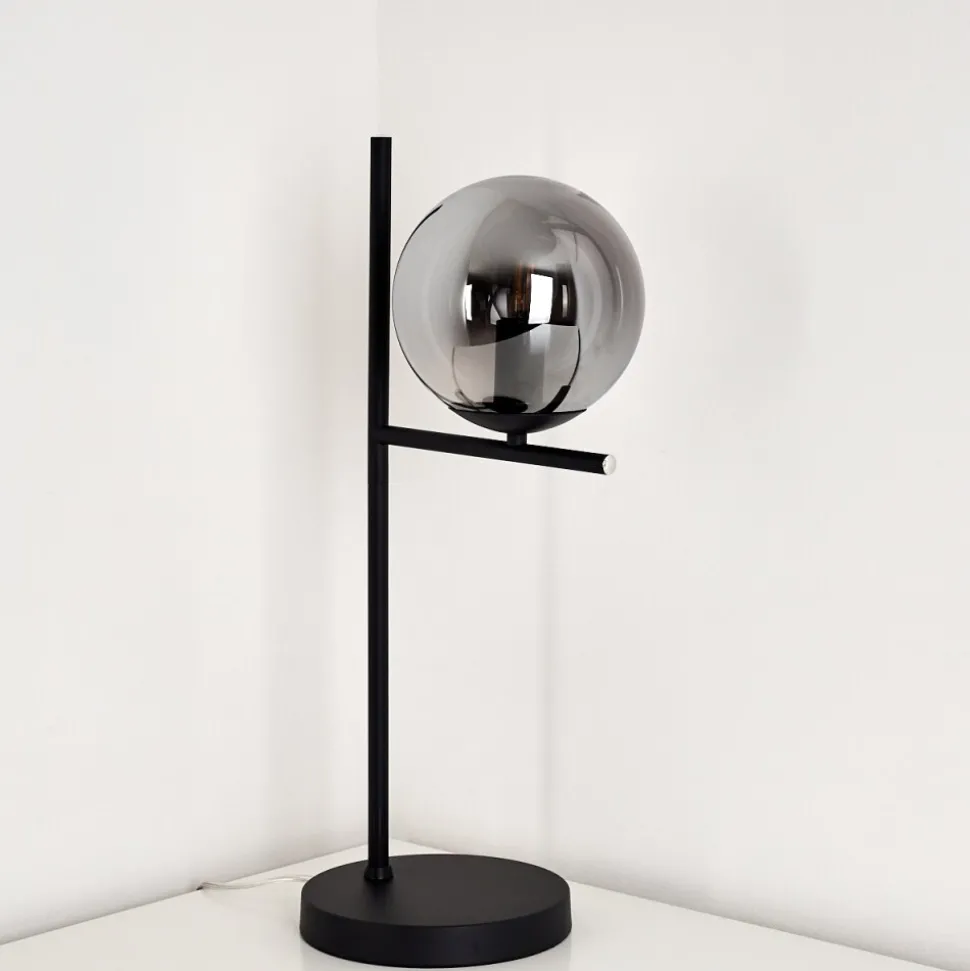 Lampe A Poser Hogatza Noir, 1 Lumiere