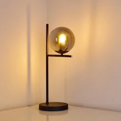 Lampe A Poser Hogatza Noir, 1 Lumiere