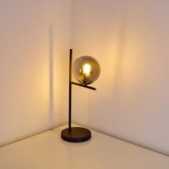 Lampe A Poser Hogatza Noir, 1 Lumiere