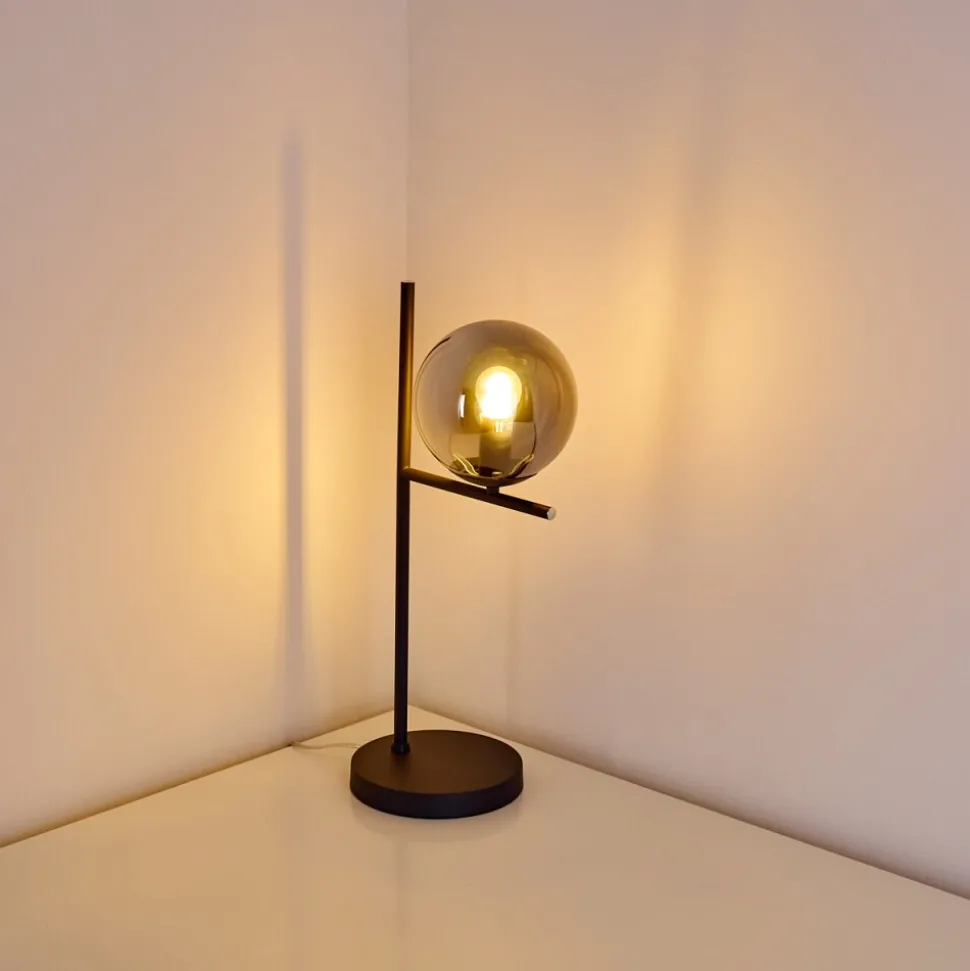 Lampe A Poser Hogatza Noir, 1 Lumiere