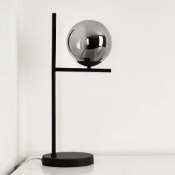 Lampe A Poser Hogatza Noir, 1 Lumiere