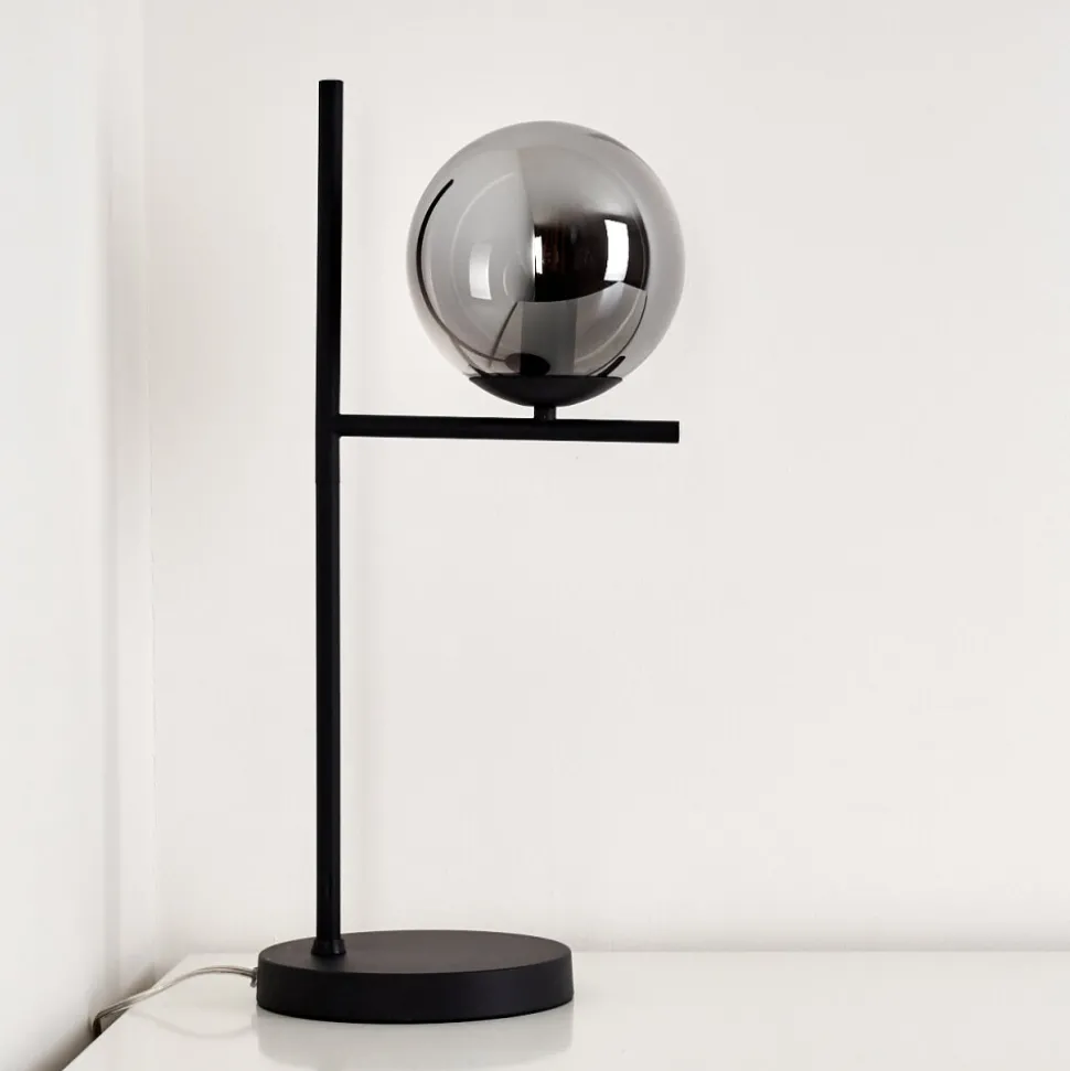 Lampe A Poser Hogatza Noir, 1 Lumiere