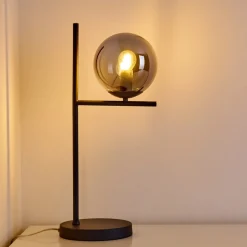 Lampe A Poser Hogatza Noir, 1 Lumiere