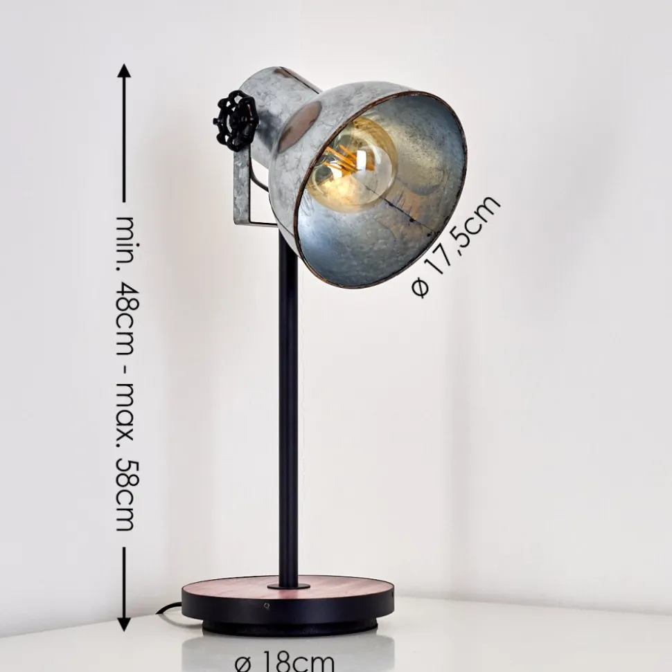 Lampe A Poser Hora Noir, 1 Lumiere