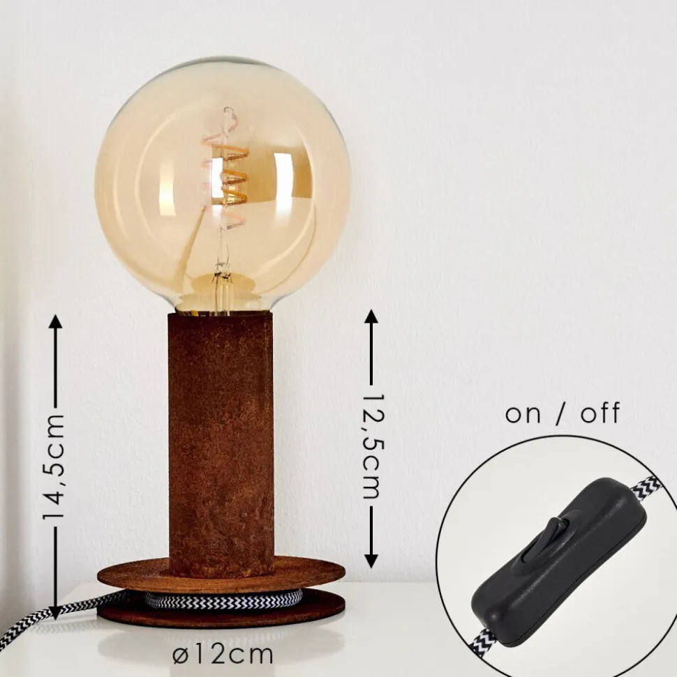 Lampe A Poser Kimstad Rouille, 1 Lumiere