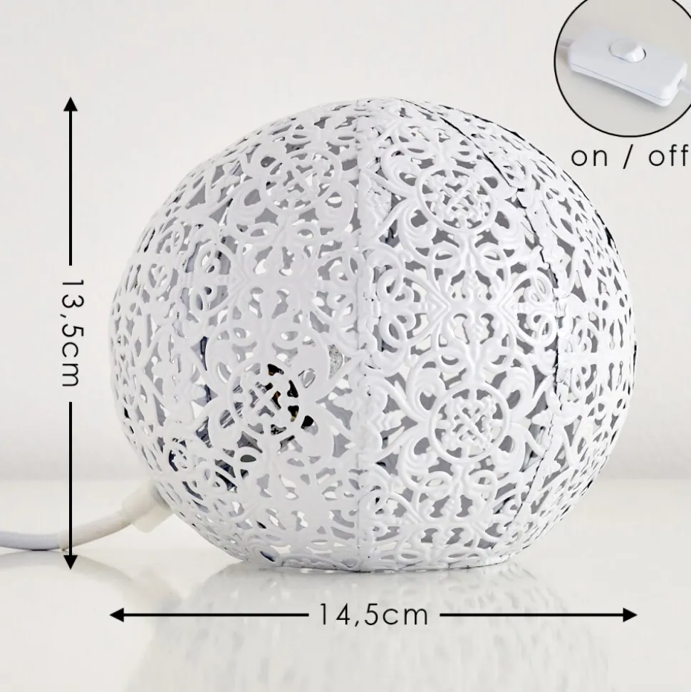 Lampe A Poser Kobenhavn Blanc, 1 Lumiere
