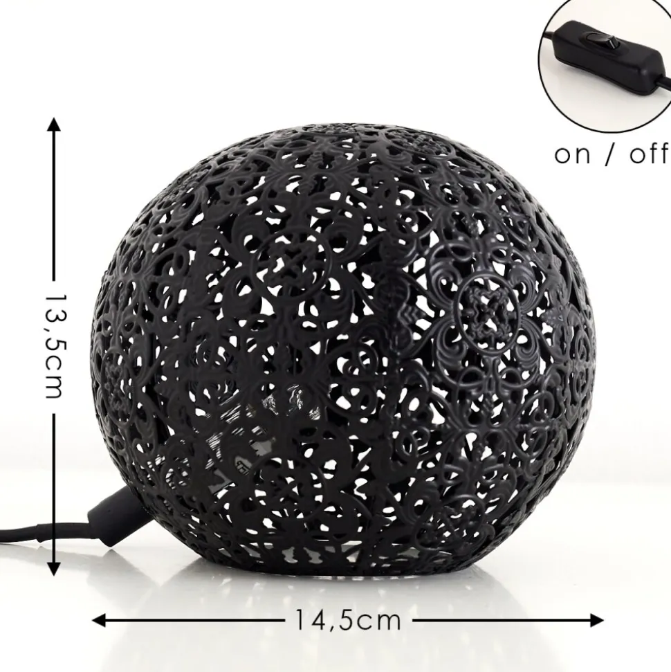 Lampe A Poser Kobenhavn Noir, 1 Lumiere