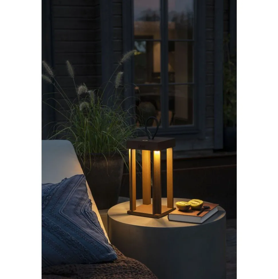 Lampe A Poser Konstsmide Cannes Led Rouille, 5 Lumieres