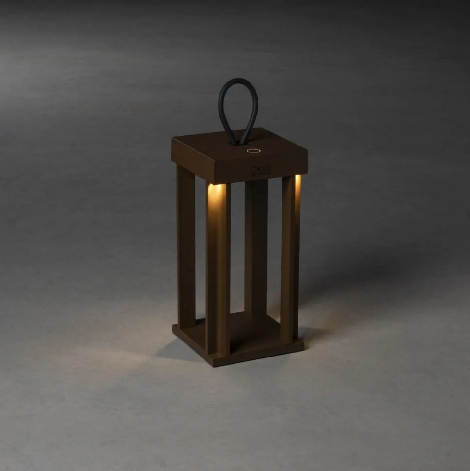 Lampe A Poser Konstsmide Cannes Led Rouille, 5 Lumieres