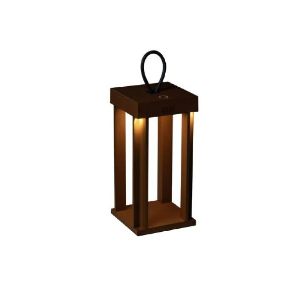 Lampe A Poser Konstsmide Cannes Led Rouille, 5 Lumieres