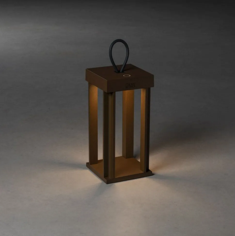 Lampe A Poser Konstsmide Cannes Led Rouille, 5 Lumieres
