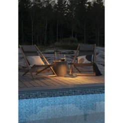 Lampe A Poser Konstsmide Manorola Led Noir, 1 Lumiere