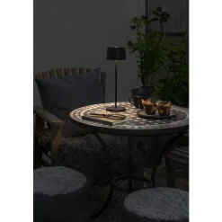 Lampe A Poser Konstsmide Positano Led Noir, 1 Lumiere