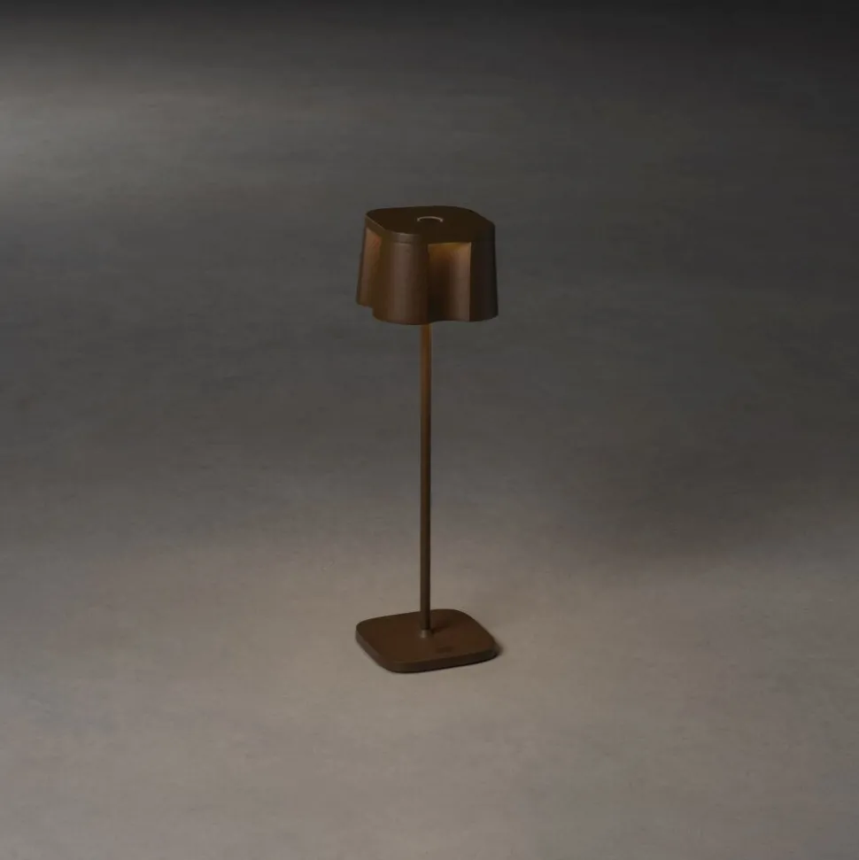 Lampe A Poser Konstsmide Nice Led Rouille, 5 Lumieres