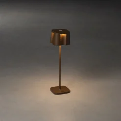 Lampe A Poser Konstsmide Nice Led Rouille, 5 Lumieres