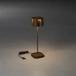 Lampe A Poser Konstsmide Nice Led Rouille, 5 Lumieres